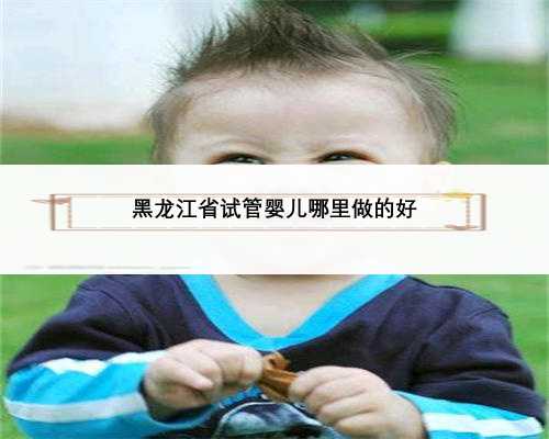 黑龙江省试管婴儿哪里做的好