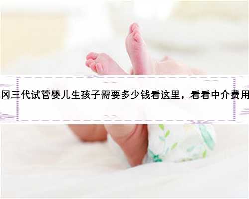 2023黄冈三代试管婴儿生孩子需要多少钱看这里，看看中介费用差多少